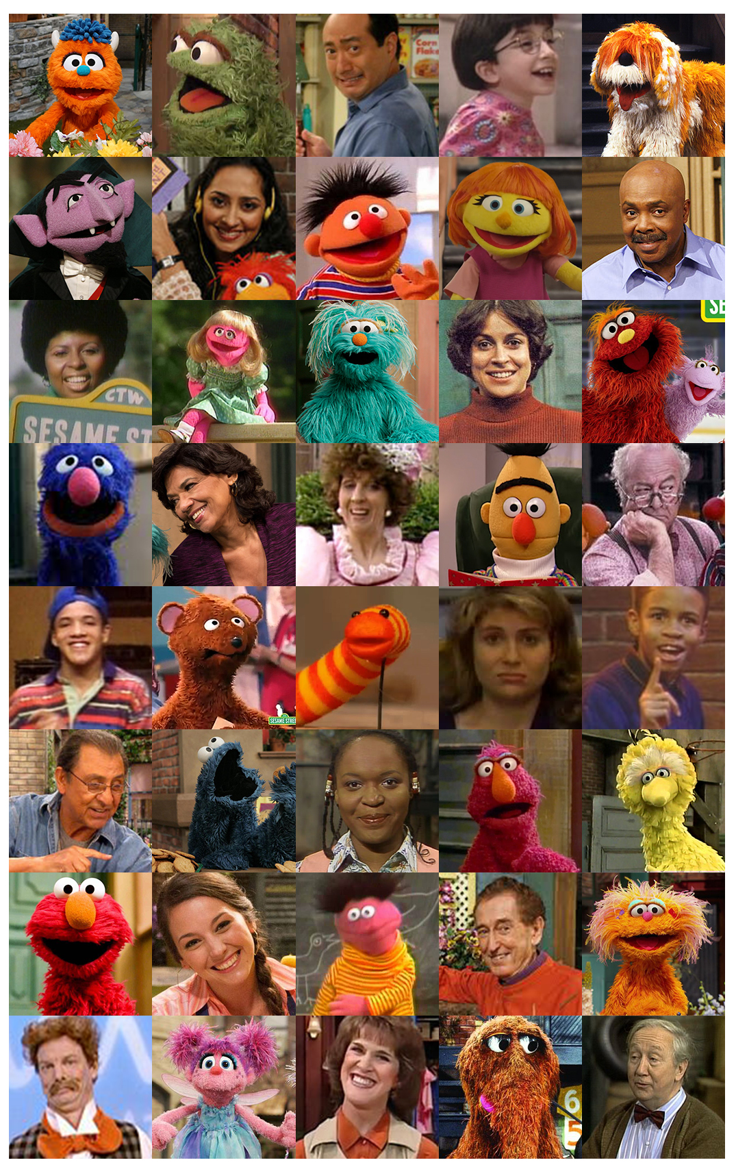 Sesame Street Character Names