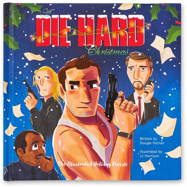 The cover or A Die Hard Christmas with characters on the cover