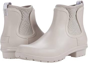 white ugg ankle boots