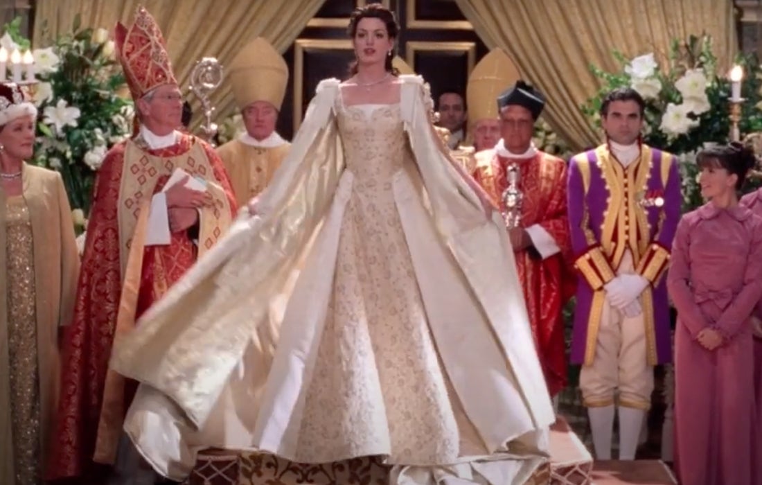 princess diaries 2 red ball gown