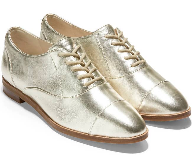the gold oxfords