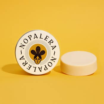 The Nopalera moisturizing bar next to its packaging
