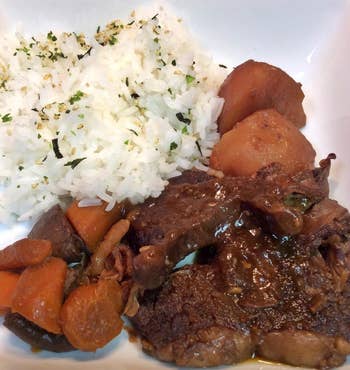 reviewer image of a meal they made using the Instant Pot