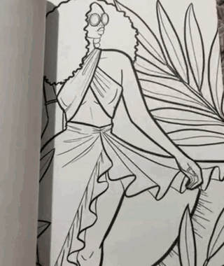 Flipping done coloring book