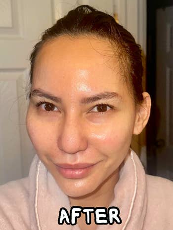 the reviewer aft taking the disguise disconnected with glowing skin