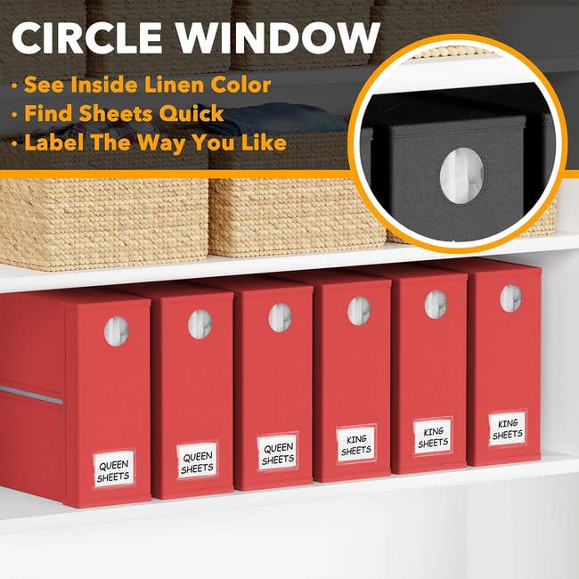 Storage boxes connected shelves with labeled slots for casual recognition of contents