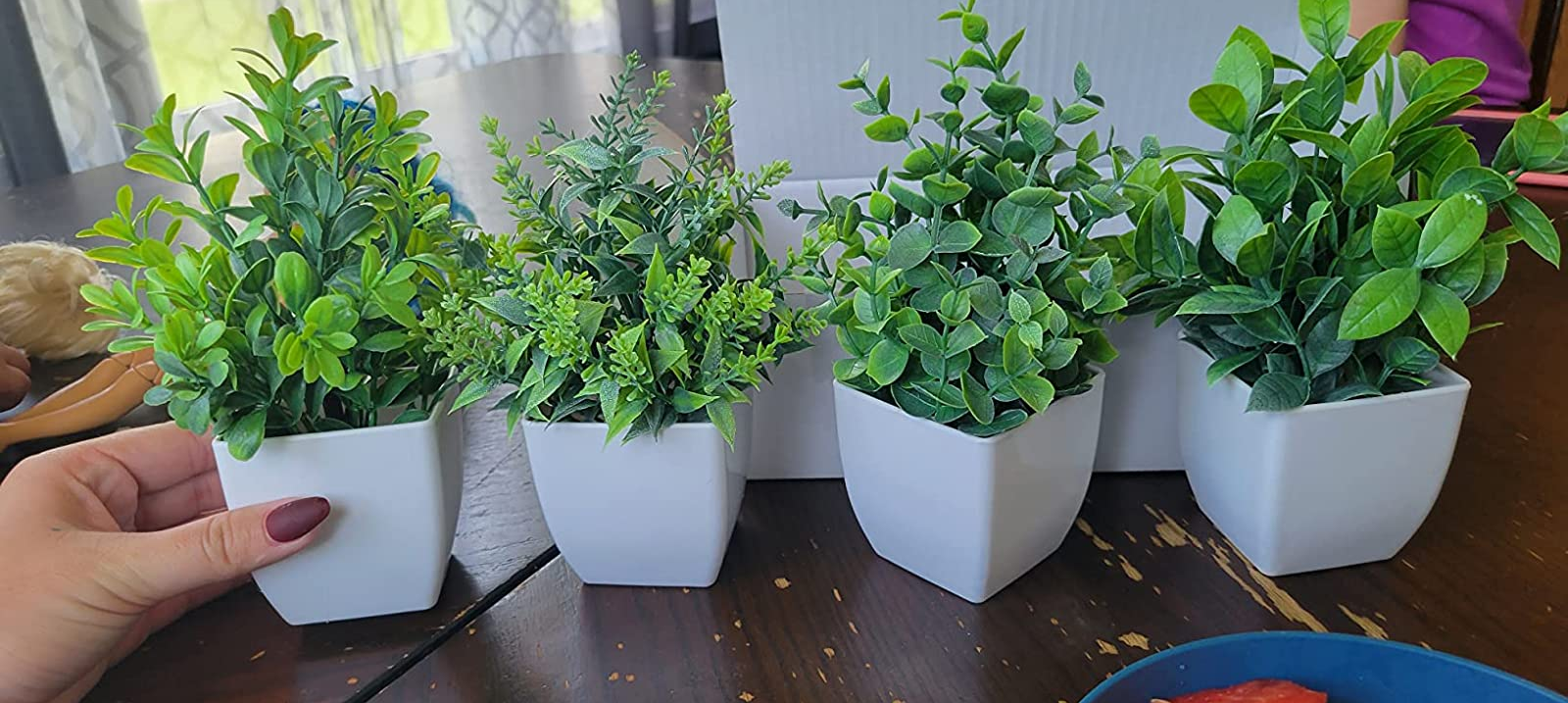 39 Boxwood Garland Artificial Plants Greenery Garland Fake Hanging Plants  Greenery Vine Garland UV for Home Shelve Wall Indoor Outside Hanging Basket  Decor 
