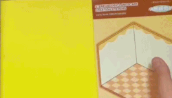 A idiosyncratic flips done a pop-up publication featuring a elaborate 3D insubstantial exemplary of a room