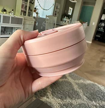 the same tumbler collapsed