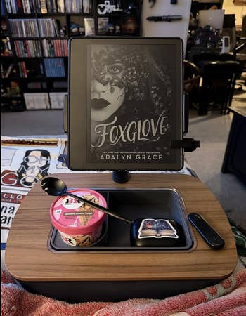 Tablet displaying