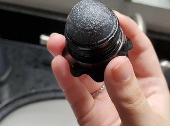 reviewer's octopus stick opened