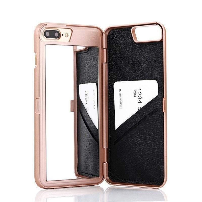 The rose gold case