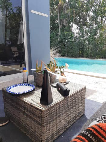 fan on table