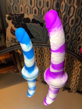 Dildos side by side for comparison