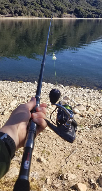 Reviewer photo of the fishing rod