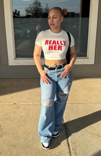Person wearing a