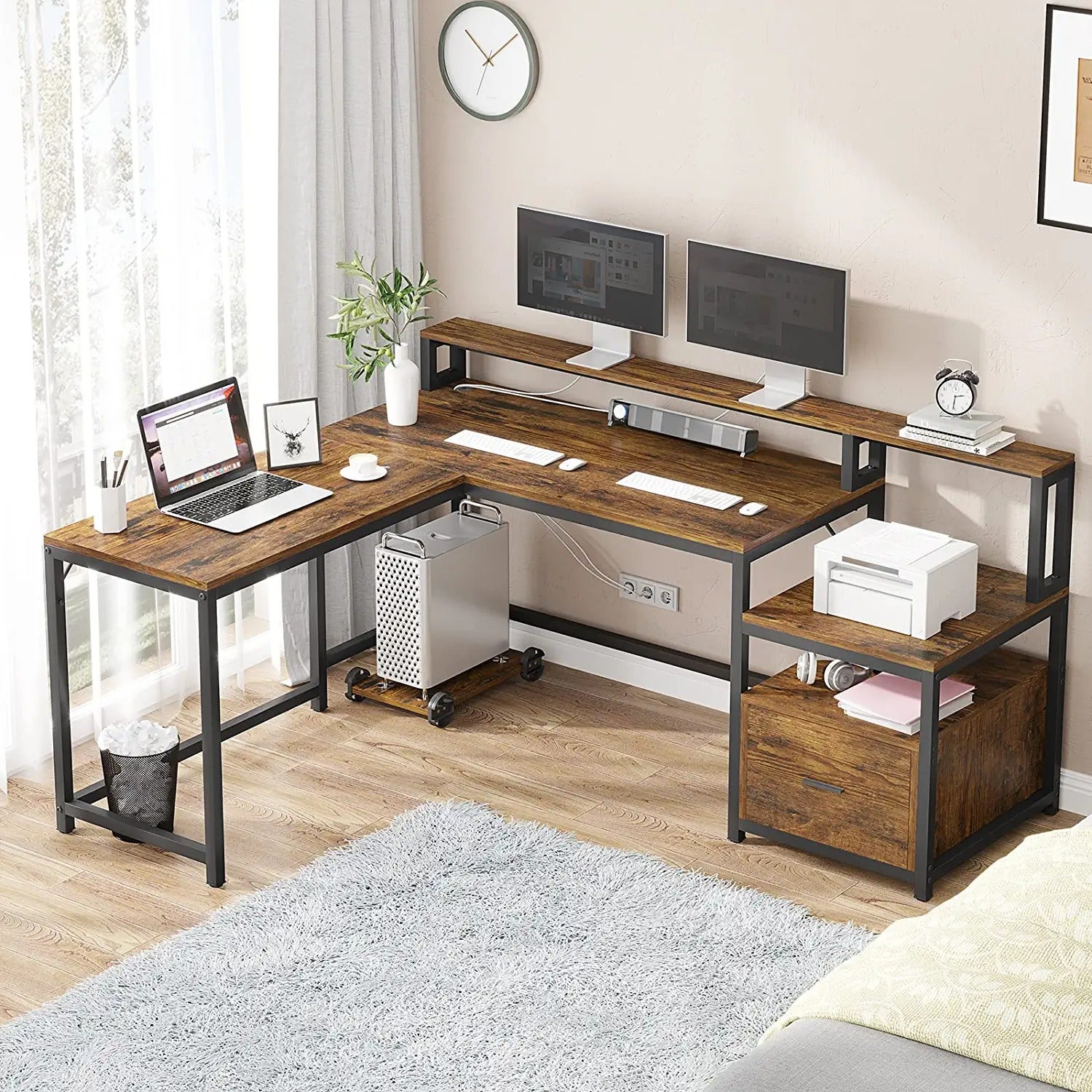 Wooden Desk Organization Set of Three, Cool Office Desk