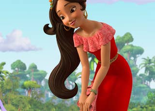disney princess with red dress and brown hair Princess the Brunette in a Red Dress Stock Vector