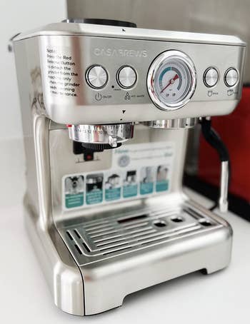 reviewer's coffee maker
