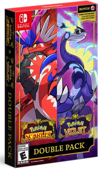 the double pack with pokemon scarlet and violet