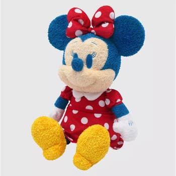 a plush weighted minnie mouse doll