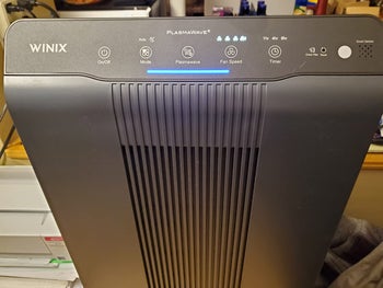 Reviewer image of close up of product's button settings