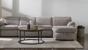 lifestyle photo of gray sectional couch