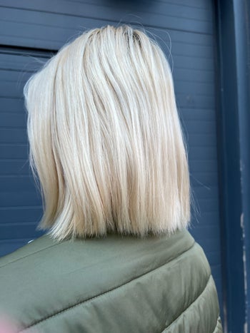 eco travel size toiletries a buzzfeed editor with soft blonde hair