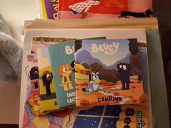 Books featuring characters from the animated amusement   