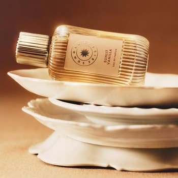 Perfume bottle labeled 