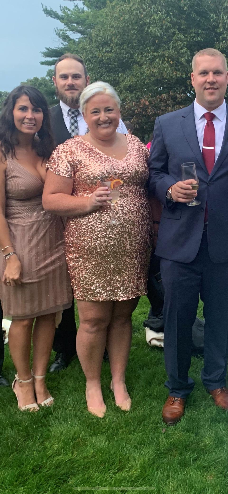 shoes for a rose gold dress