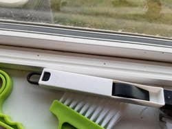 Reviewer after pic of their clean windowsill