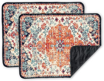 two of the medallion pattern versions