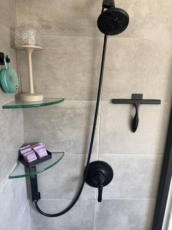 shower with scented ablution tablets