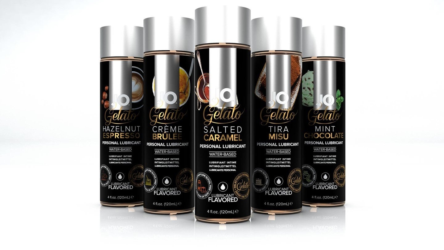 Assortment of gelato lubricants