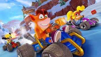 Characters in Crash game racing