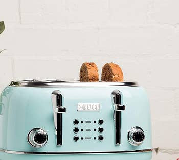 the light blue toaster