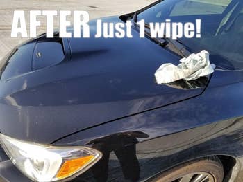 the hood clean after just one wipe