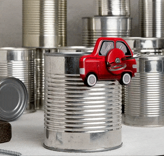 gif of car can opener opening can