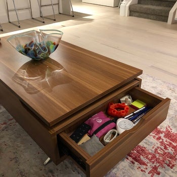 reviewer photo of extendable side drawer