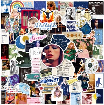 the 100 pack of taylor swift stickers