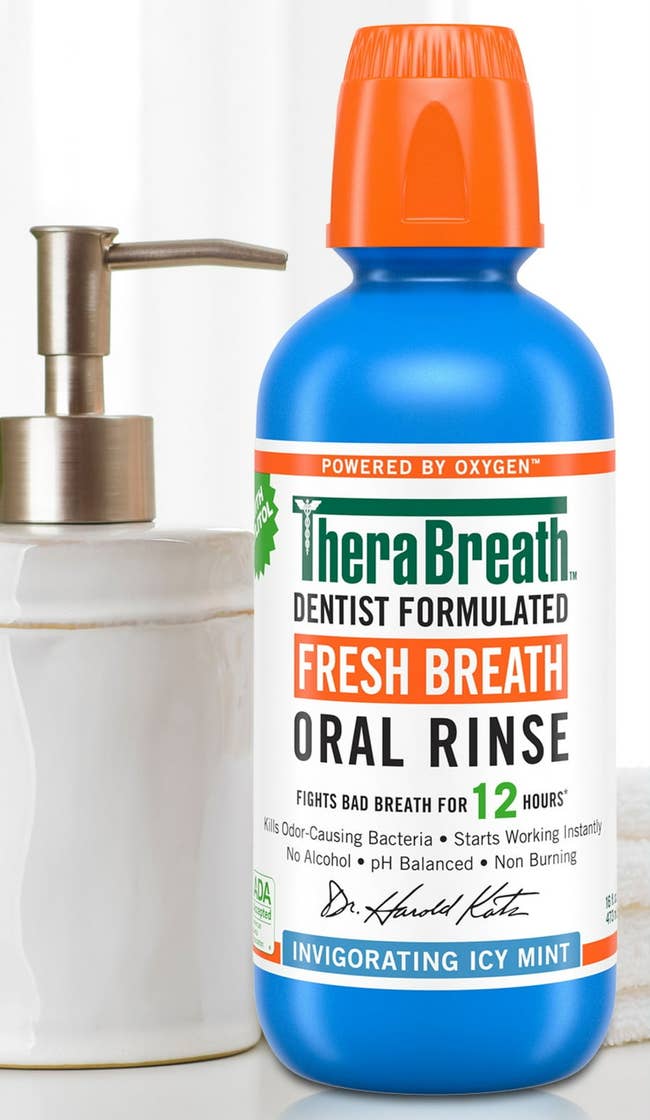 TheraBreath Fresh Breath Oral Rinse vessel
