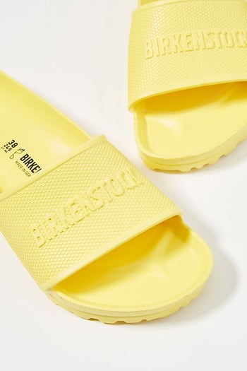 the slides in yellow