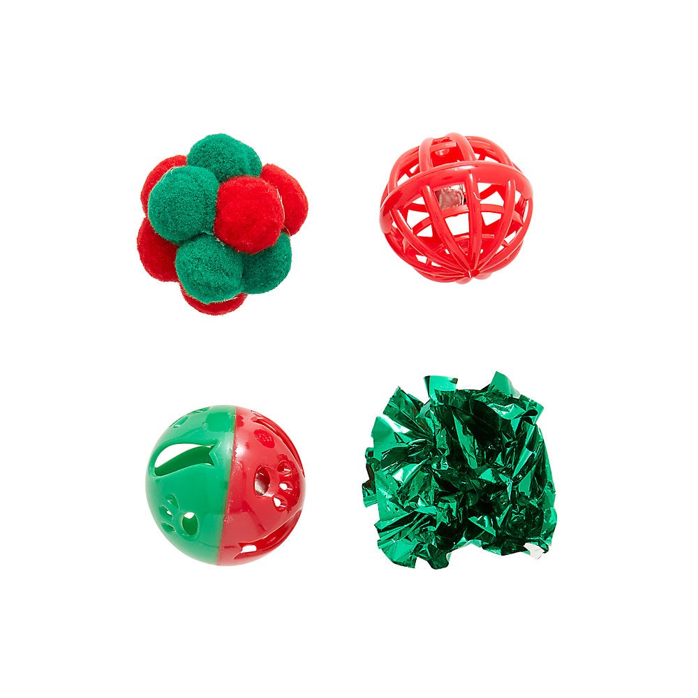 four cat balls