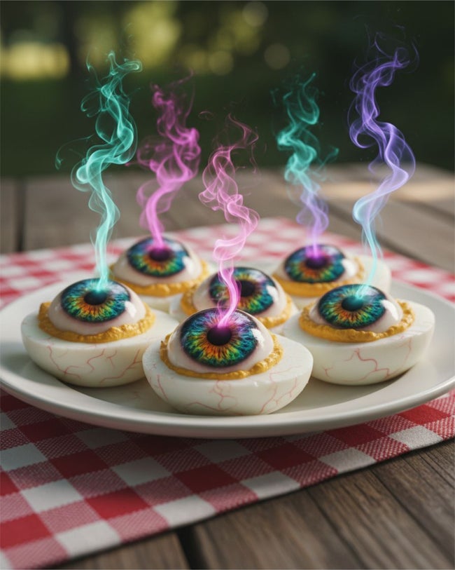 Make the Weirdest Deviled Eggs At the Picnic