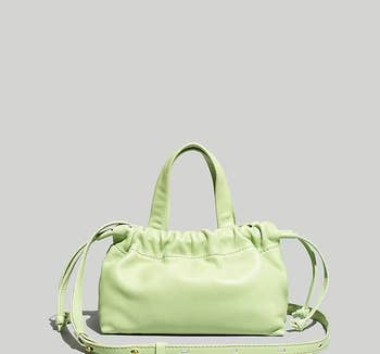the small lime green bag