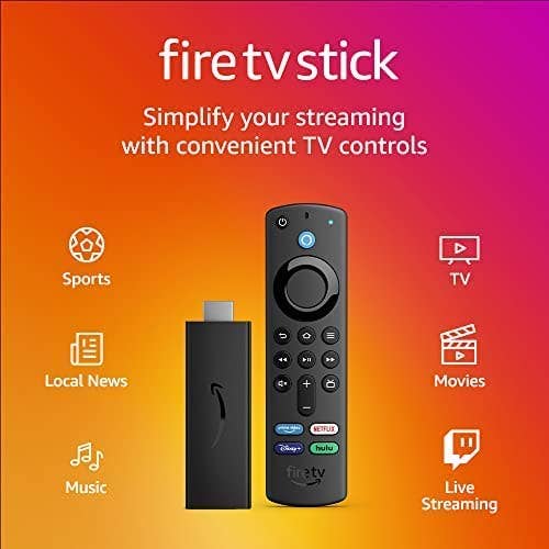 The HDMI stick and Amazon remote