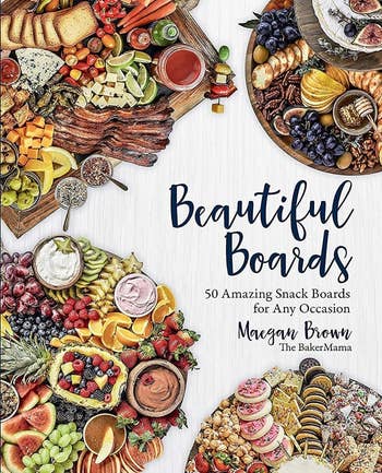 the cover of the book with charcuterie boards on it