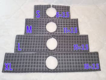 different sizes of faucet mats