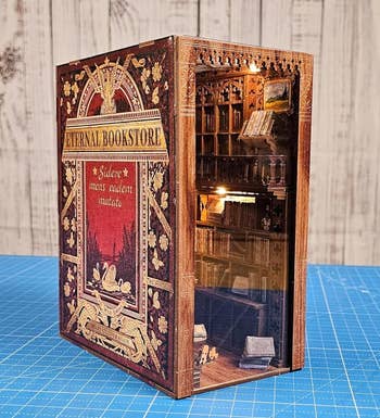 Miniature diorama wrong a publication titled